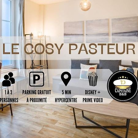 Le Cosy Pasteur 5 Min Hypercentre Parking Public Gratuit A Proximite Lägenhet Troyes Exteriör bild