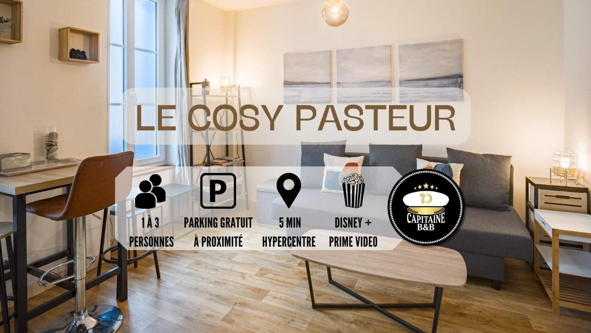 Le Cosy Pasteur 5 Min Hypercentre Parking Public Gratuit A Proximite Lägenhet Troyes Exteriör bild
